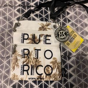 Puerto Rico three zip crossbody mini bag